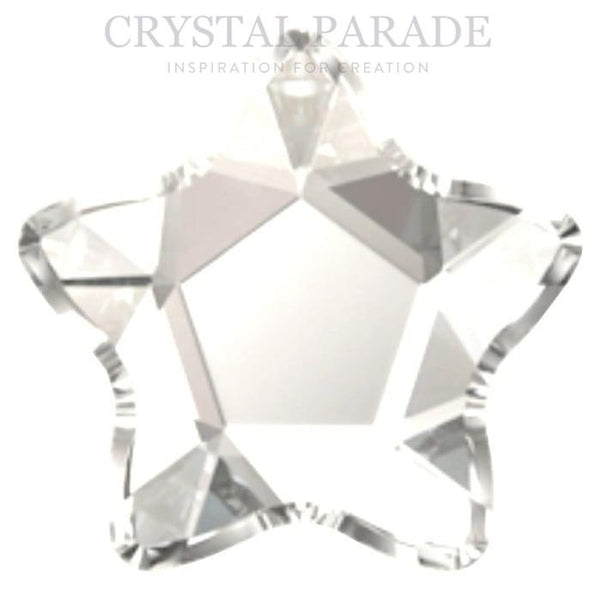 Swarovski 4mm Non Hot Fix Star Flower - Pack of 4 Clear original