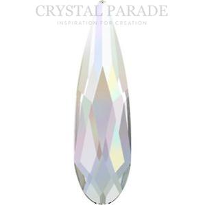 Swarovski 10 x 2.8mm Non Hot Fix Raindrop - Pack of 4 AB original