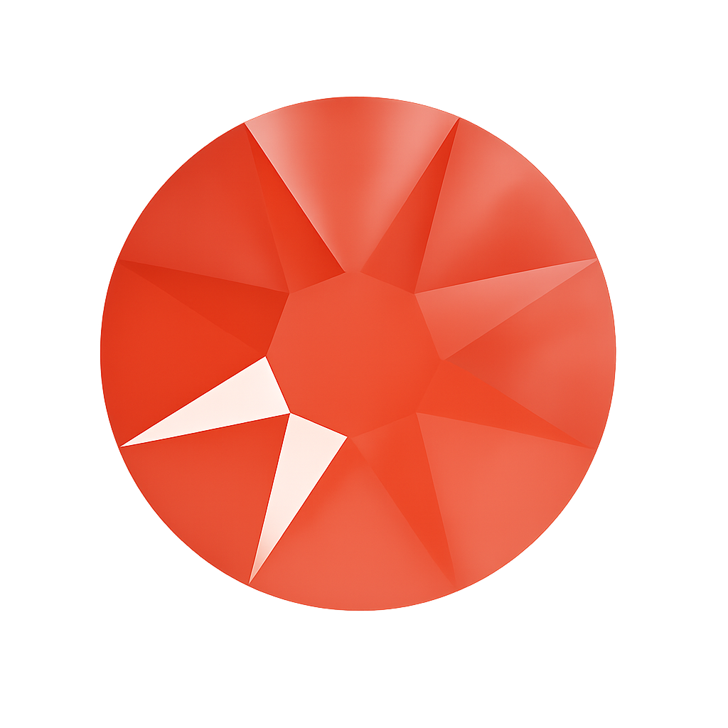 Swarovski Xirius Non Hotfix Crystals - Electric Orange