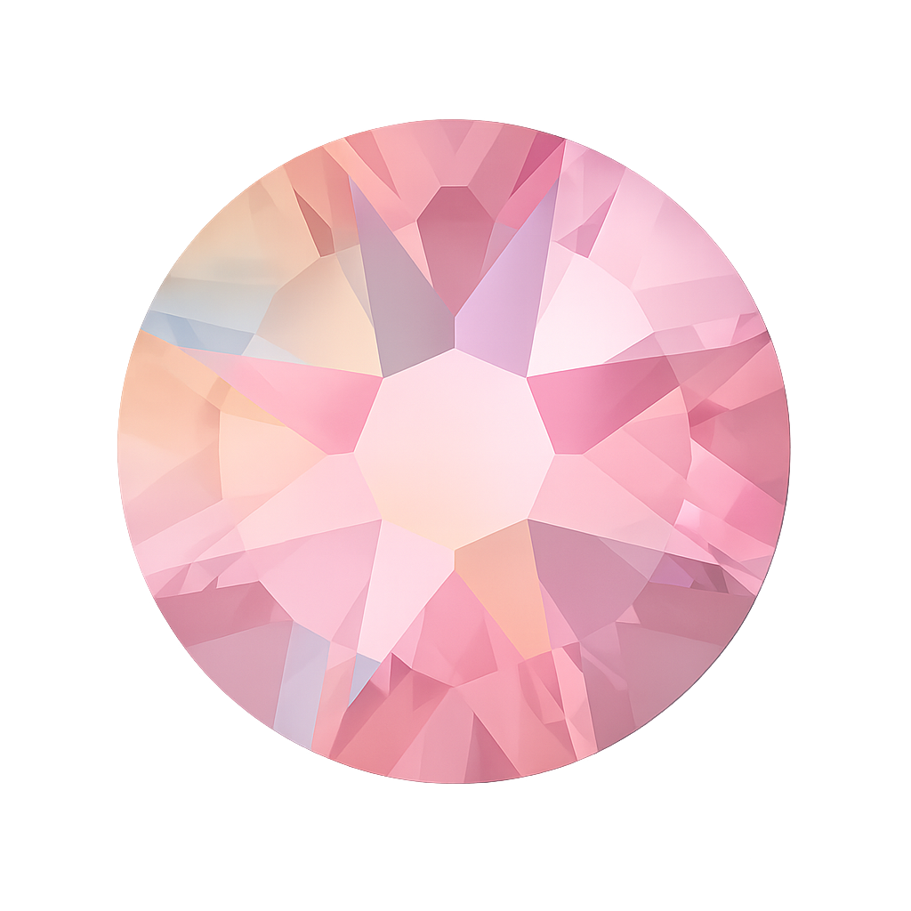 Swarovski Xirius Non Hotfix Crystals - Light Rose Shimmer