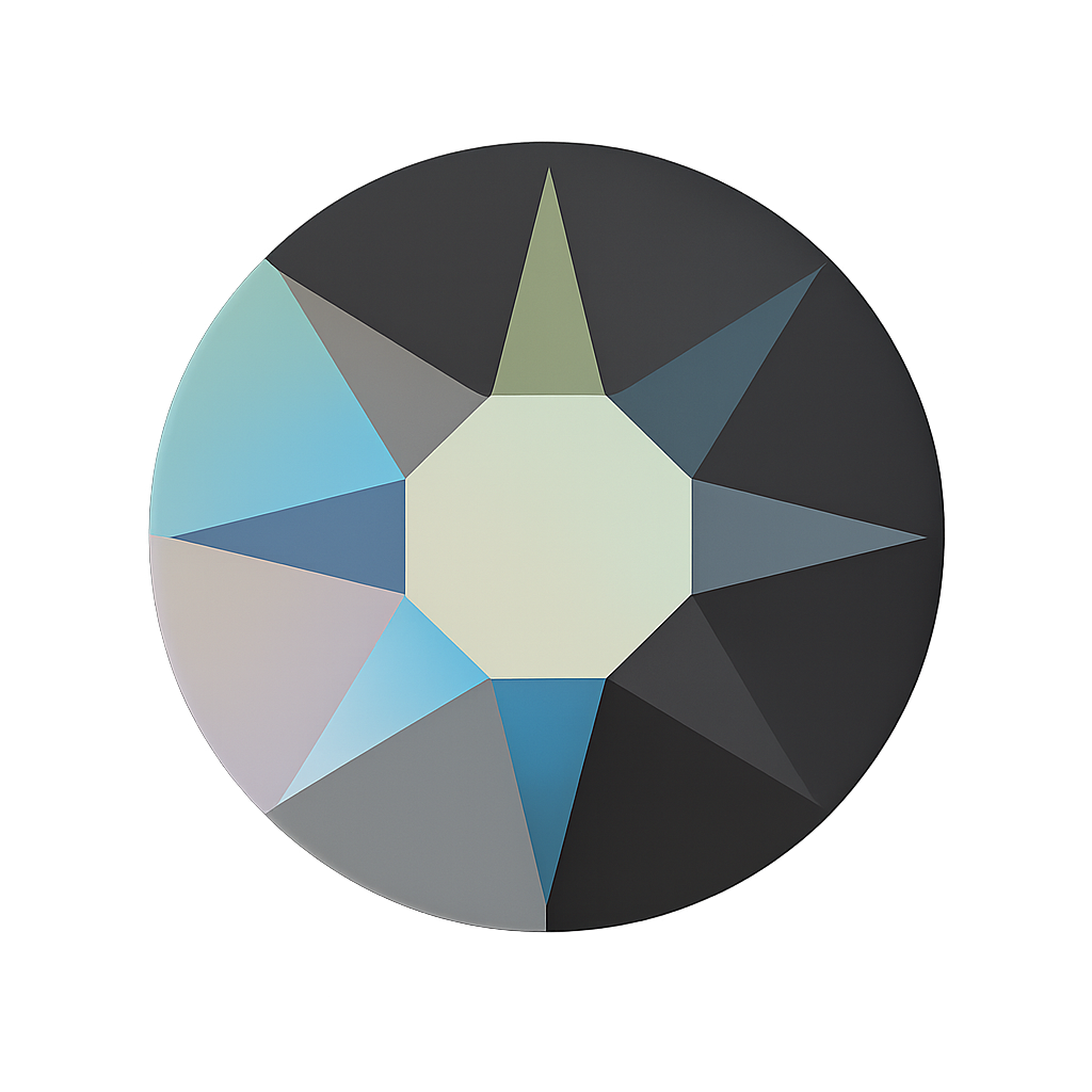 Swarovski Xirius Non Hotfix Crystals - Jet AB