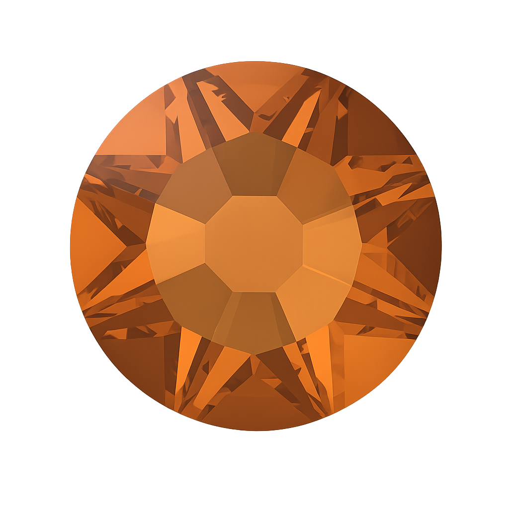 Swarovski Xirius Non Hotfix Crystals - Dark Orange