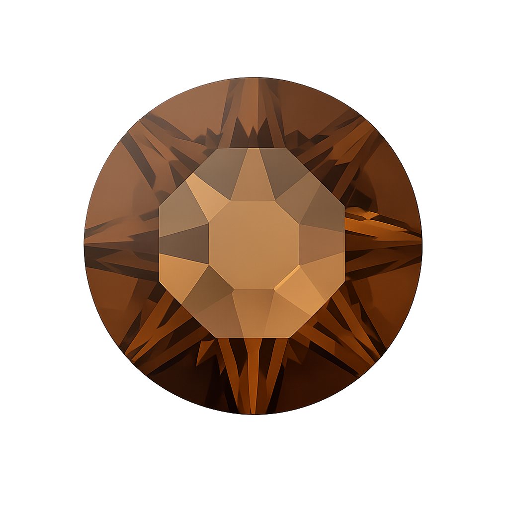 Swarovski Xirius Non Hotfix Crystals - ReCreated Light Smoked Topaz