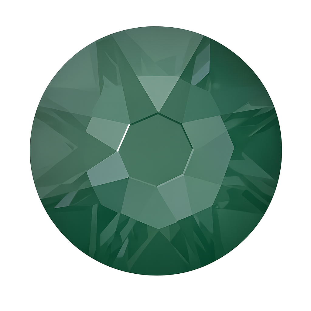 Swarovski Xirius Non Hotfix Crystals - Crystal Pine Green Ignite (Unfoiled)