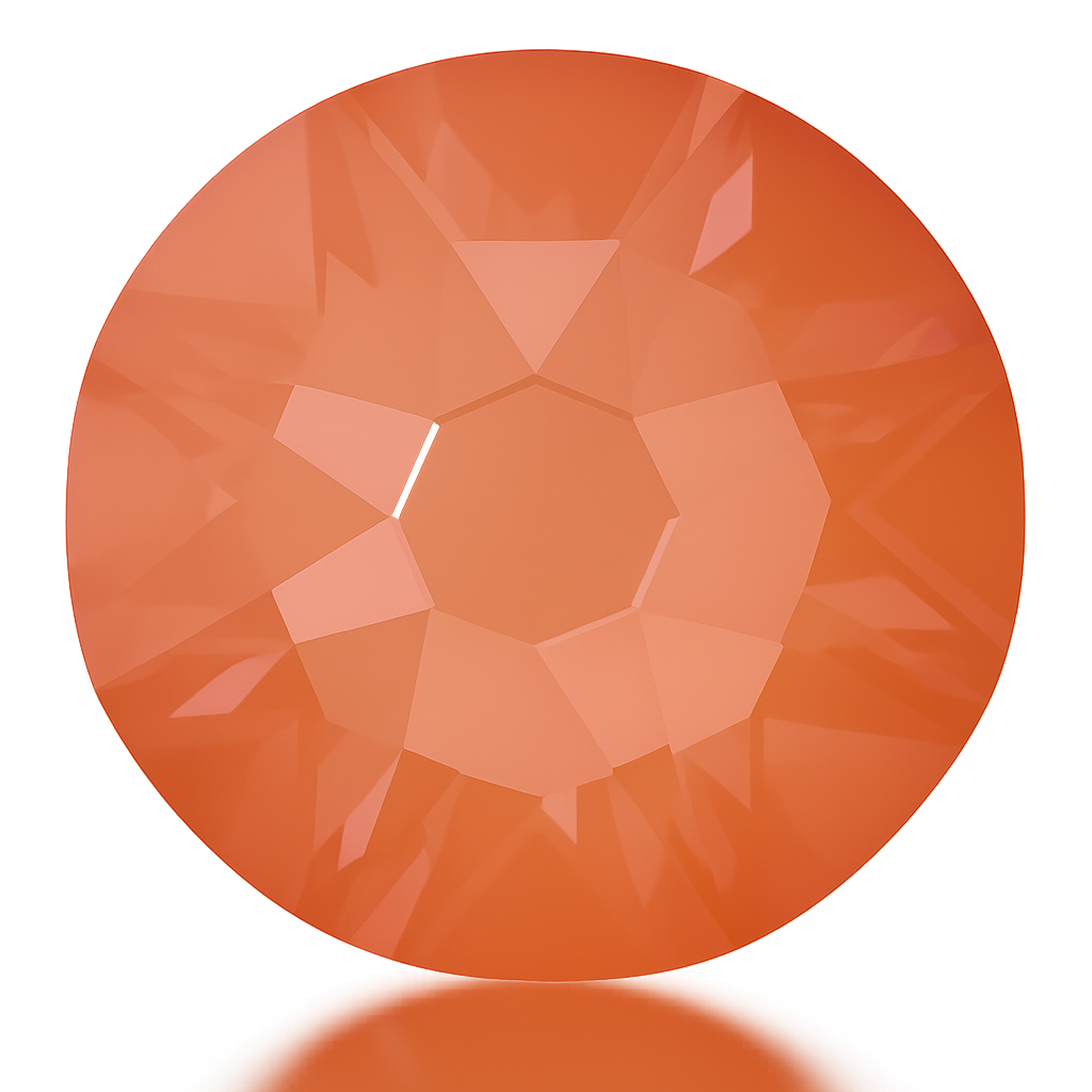 Swarovski Xirius Non Hotfix Crystals - Crystal Orange Ignite (Unfoiled)