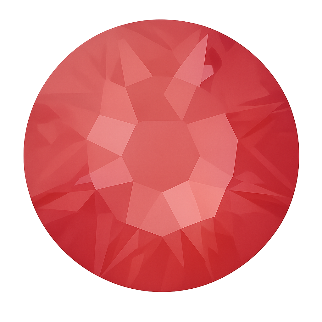 Swarovski Xirius Non Hotfix Crystals - Crystal Poppy Red Ignite (Unfoiled)