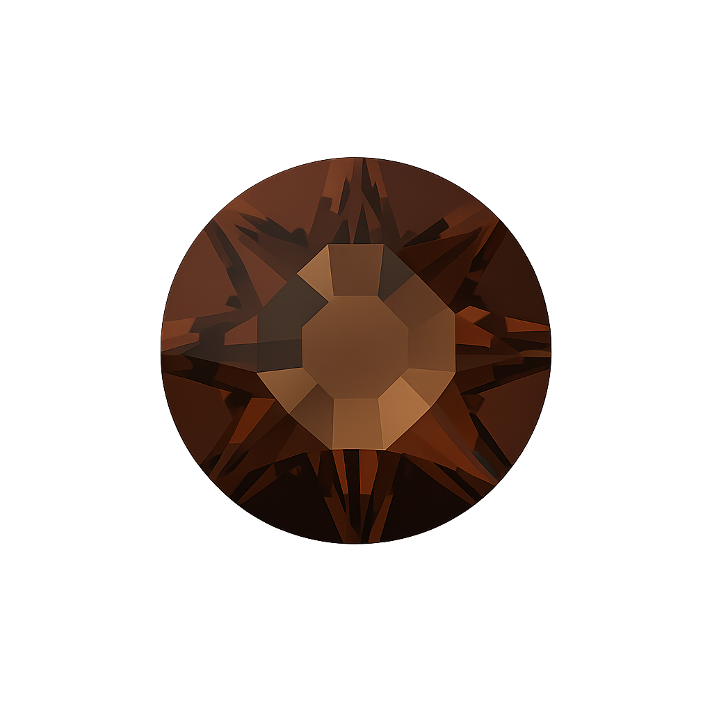 Swarovski Xirius Non Hotfix Crystals - ReCreated Smoked Topaz