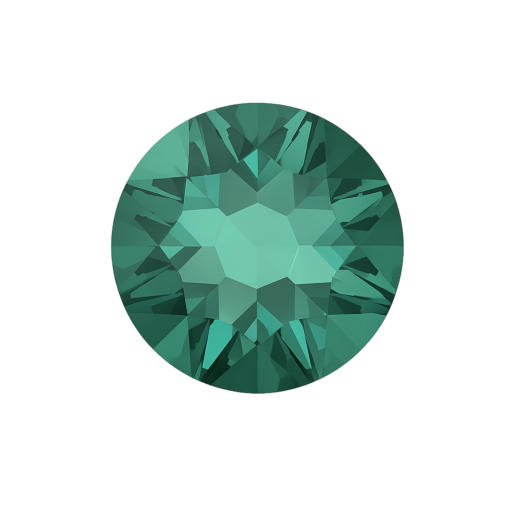 Swarovski Xirius Non Hotfix Crystals - ReCreated Caribbean Green