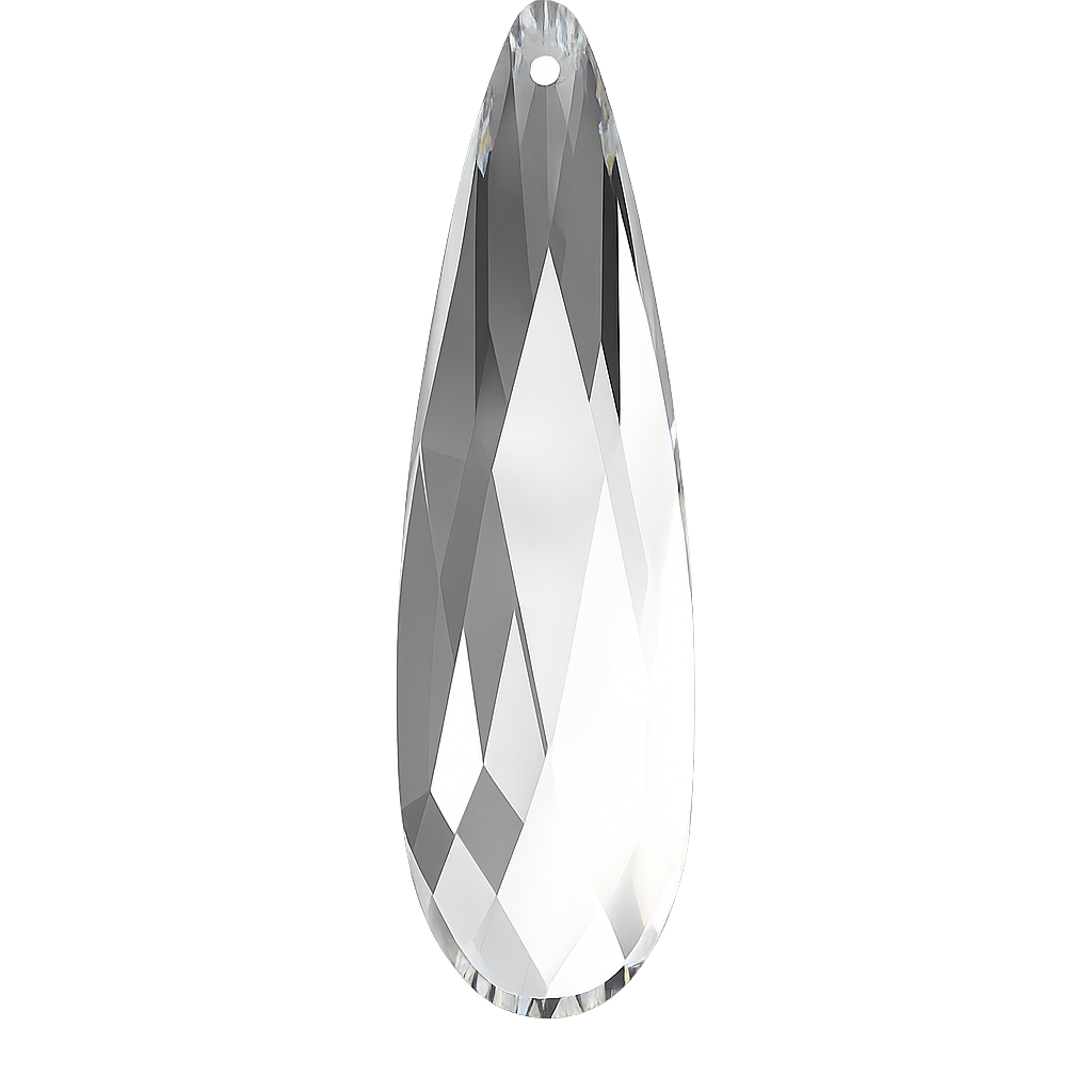 Swarovski 6 x 1.7mm Non Hot Fix Raindrop - Clear