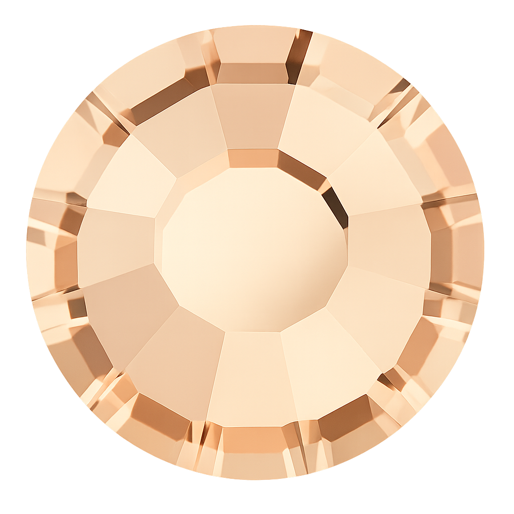 Preciosa Hotfix Crystals Maxima (15F) - Light Gold Quartz