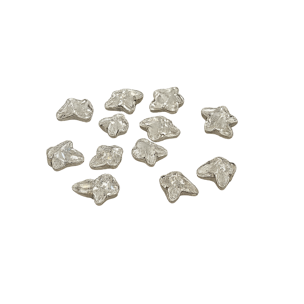 Swarovski 8mm Non Hot Fix Butterfly - Pack of 5 Clear